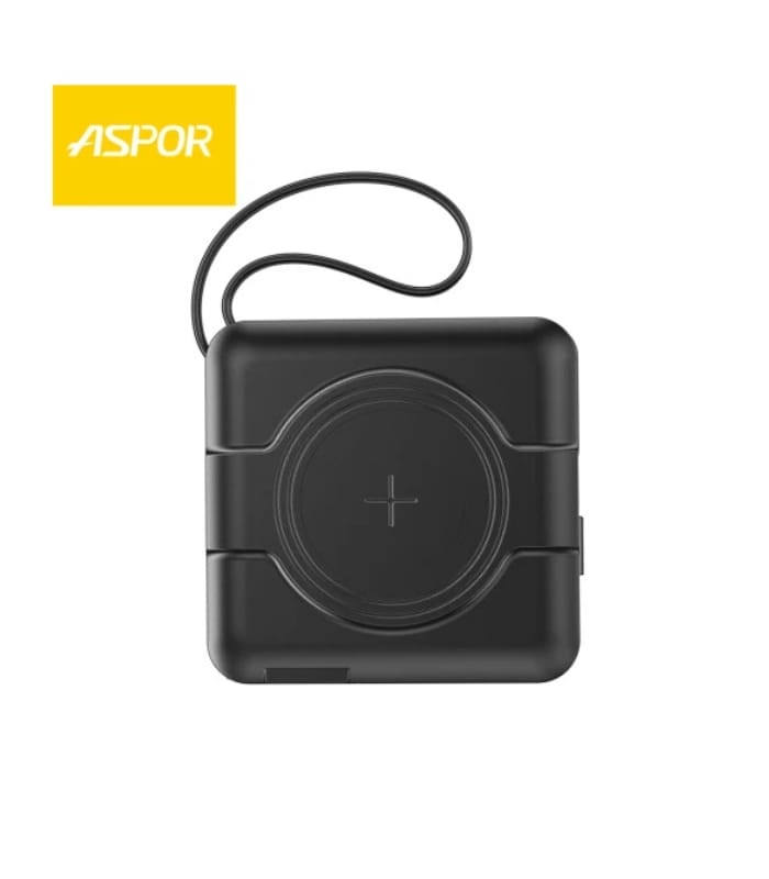 ASPOR A338 Hot Sale Multi Functional 22.5W USB-C Super Fast Charging 15W Wireless Charging Power Bank