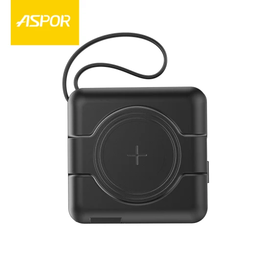 ASPOR A338 Hot Sale Multi Functional 22.5W USB-C Super Fast Charging 15W Wireless Charging Power Bank