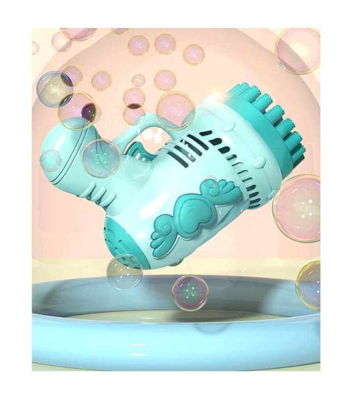 Bubble Gun 32-Hole Bubble Machine Angel Bazooka Bubble Gun Electric