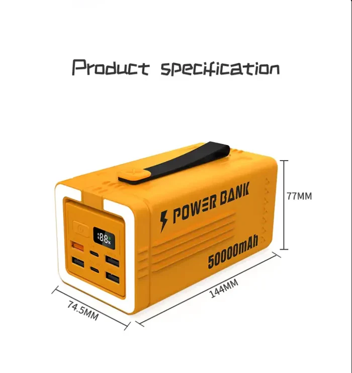 Faxite Y50 50000mAh Multifunctional Portable Power Bank