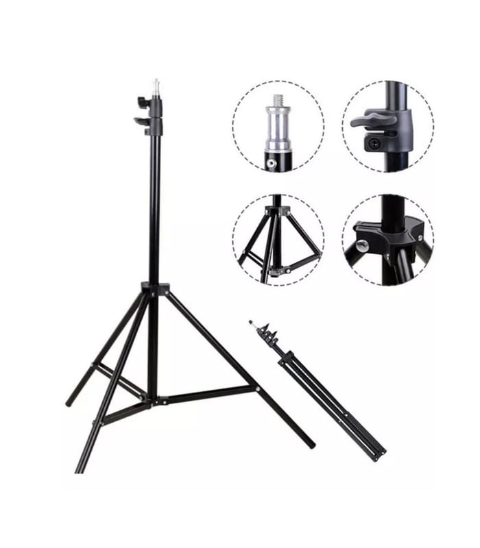 Flash Light Camera Tripod Stand 2.1M