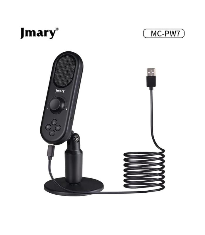 Jmary MC-PW7 Professional Usb Microphone For Podcasting, Gaming, Streaming, Recordings With Noise Reduction