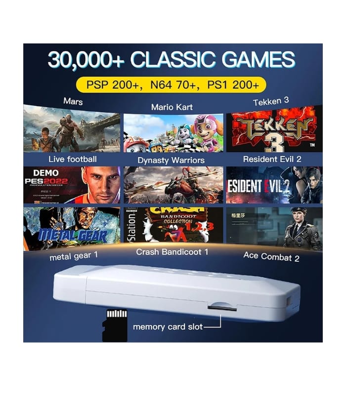 M22 Game Stick 4K Retro Video Game Consoles Wireless Controller