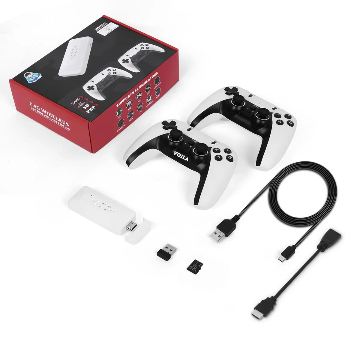 M22 Game Stick 4K Retro Video Game Consoles Wireless Controller