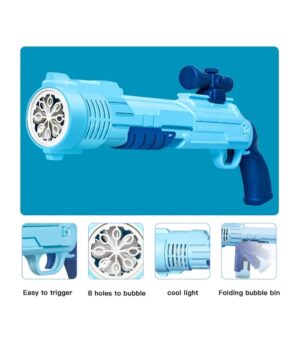 Rifle Bubble Gun, Bubble Machine Bubble Shooter for Kids with Bubbles 5000+