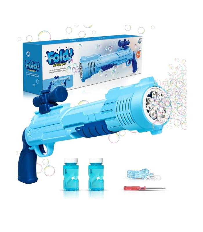 Rifle Bubble Gun, Bubble Machine Bubble Shooter for Kids with Bubbles 5000+