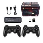 X2 Plus Retro 3d 32000+ Video Games 4k Hd Output Game Stick With 2 Wireless Controllers