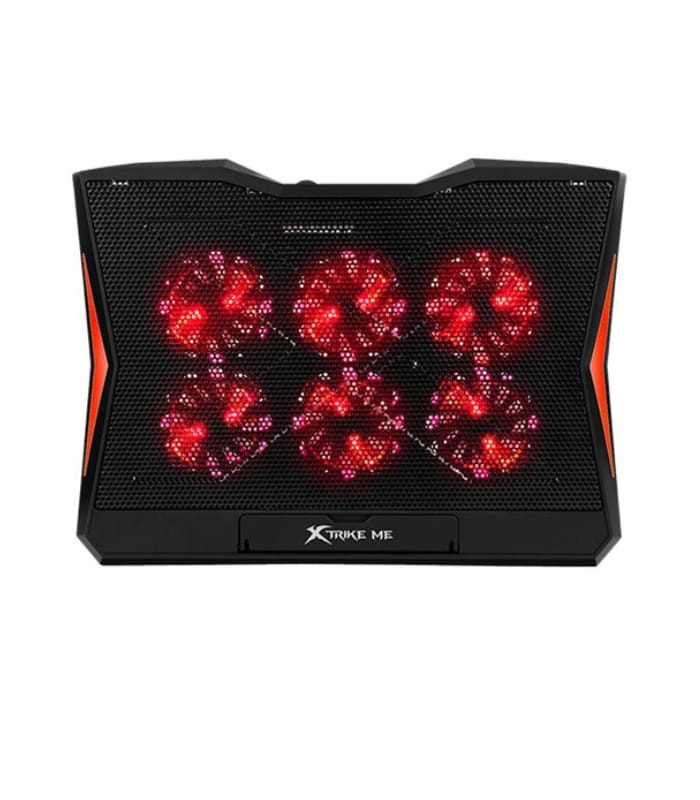 XTRIKE ME FN-811 6 FAN COOLER PAD - 2USB/ UP TO 16"