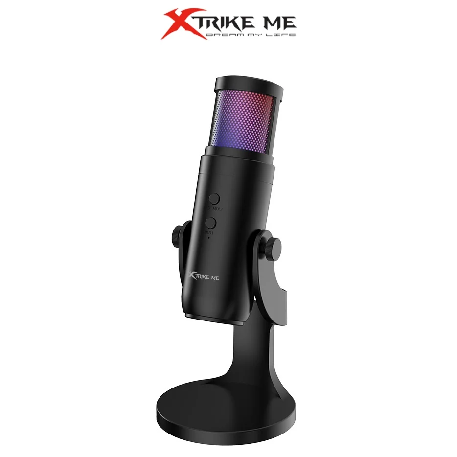 XTRIKE ME XMC-03 USB RGB Gaming Streaming Microphone For PC
