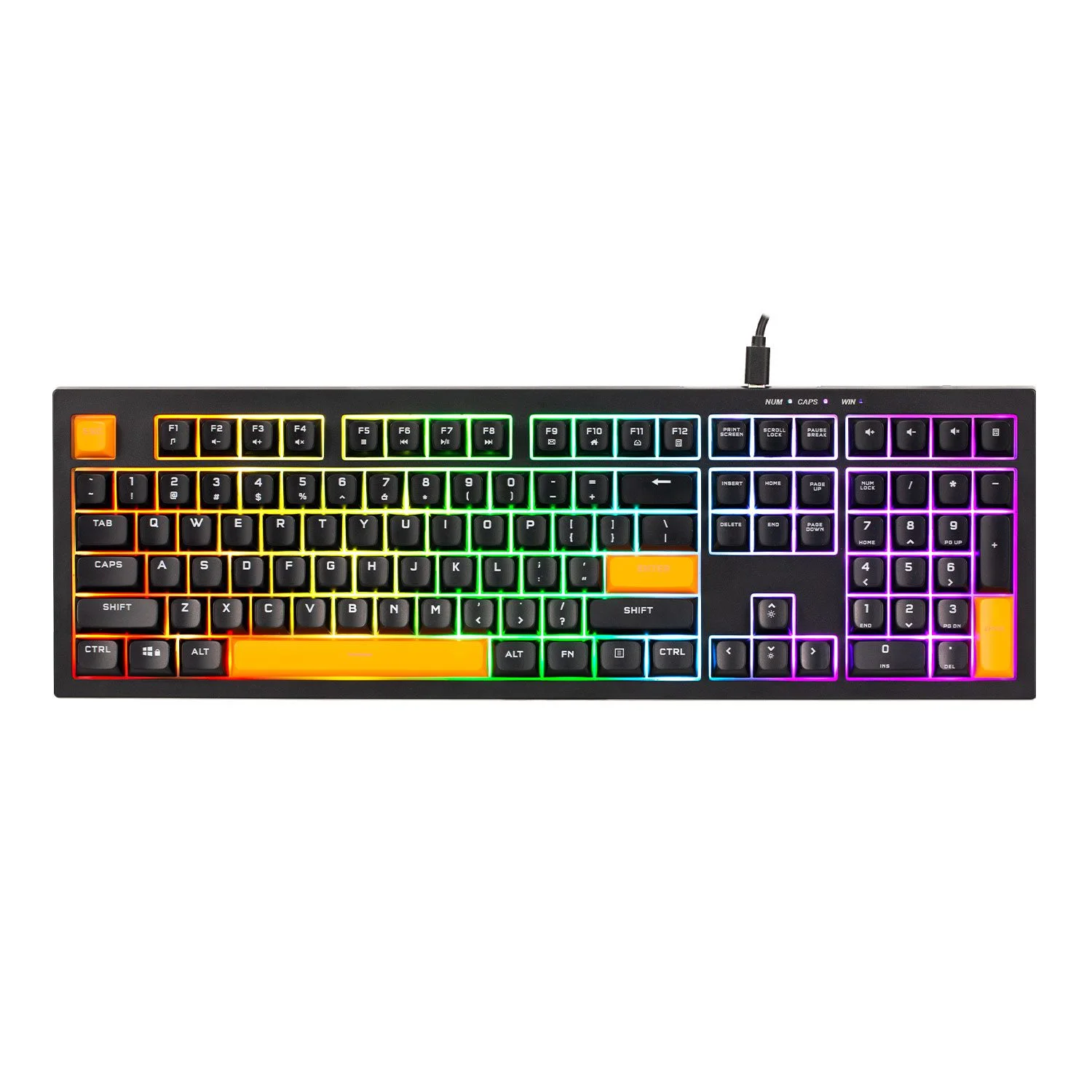 Xtrike-Me KB-512 BK 108 Key Wired Mechanical USB-C Keyboard