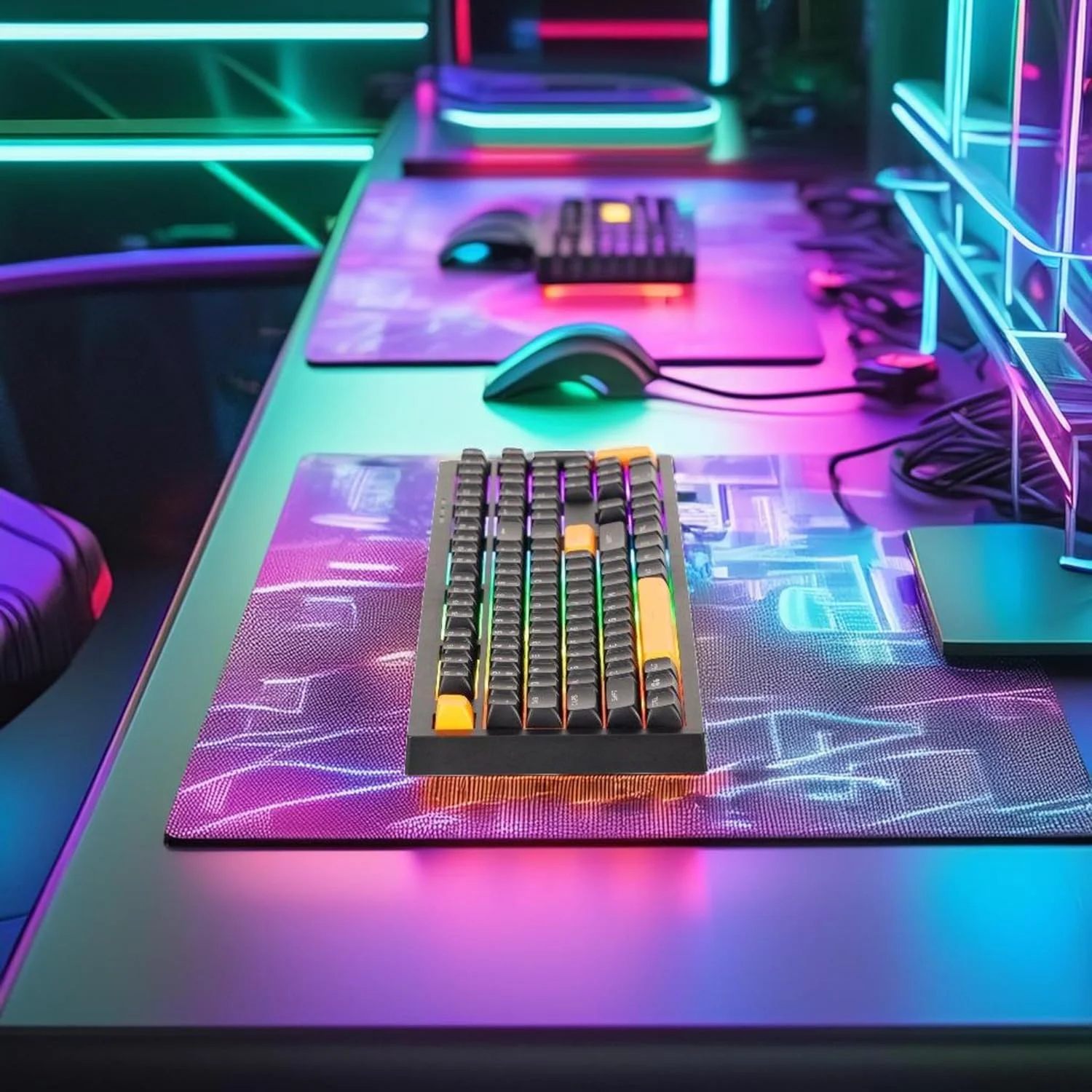 Xtrike-Me KB-512 BK 108 Key Wired Mechanical USB-C Keyboard