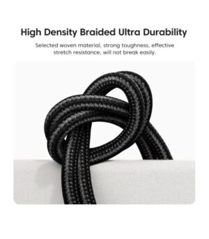 Aspor A153 240W LED Light Type-C to Type-C PD Fast Charging Cable – 1.8M