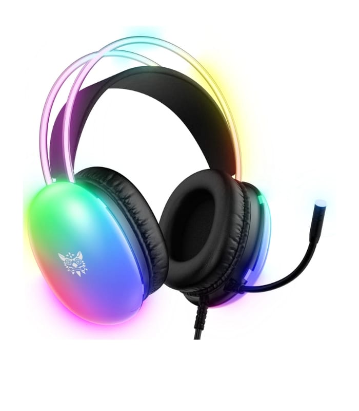 Onikuma X25 Pro RGB Head Beam Gaming Headset with Mic & Stereo Surround Sound