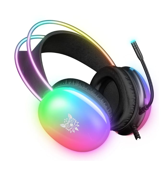 Onikuma X25 Pro RGB Head Beam Gaming Headset with Mic & Stereo Surround Sound