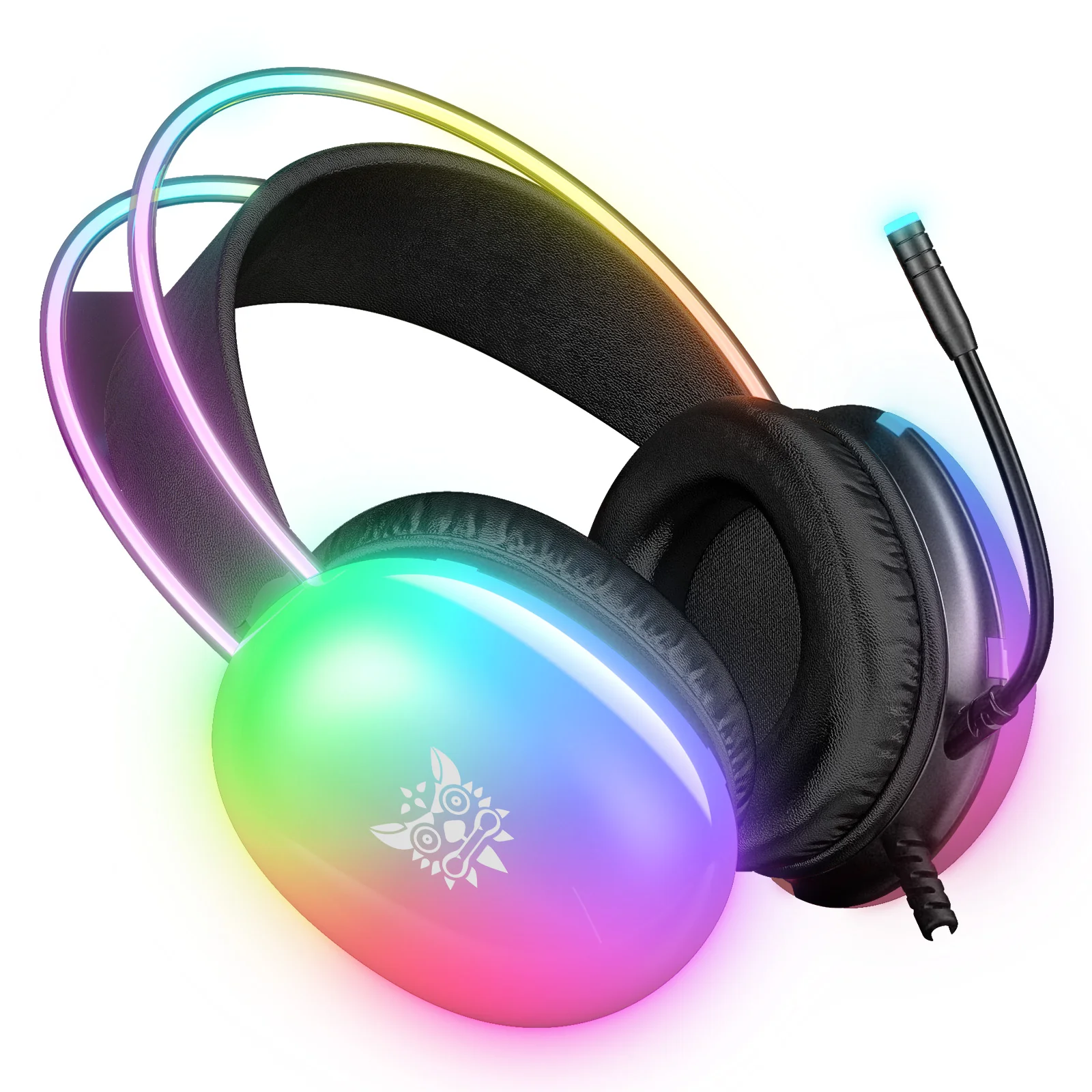 Onikuma X25 Pro RGB Head Beam Gaming Headset with Mic & Stereo Surround Sound