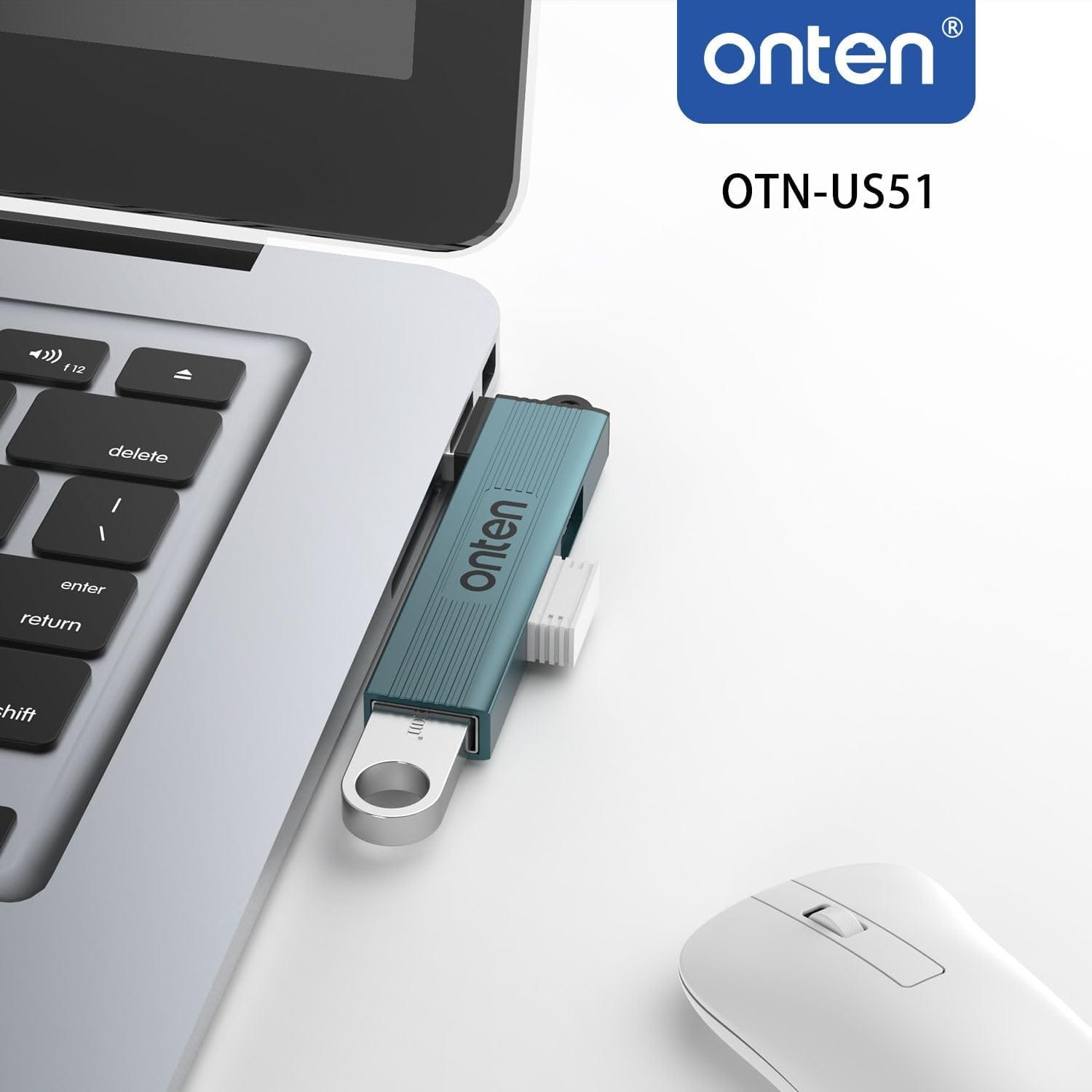 Onten 3 in 1 USB HUB to 3 Port Hub US51
