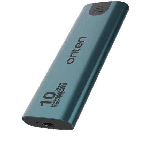 Onten UCA322+ 10Gbps M.2 M-key NVMe NGFF SSD Enclosure
