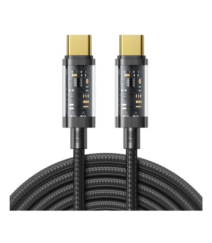 oyroom S-CC100A12 Type C To Type C 100W Cable 1.2M Black