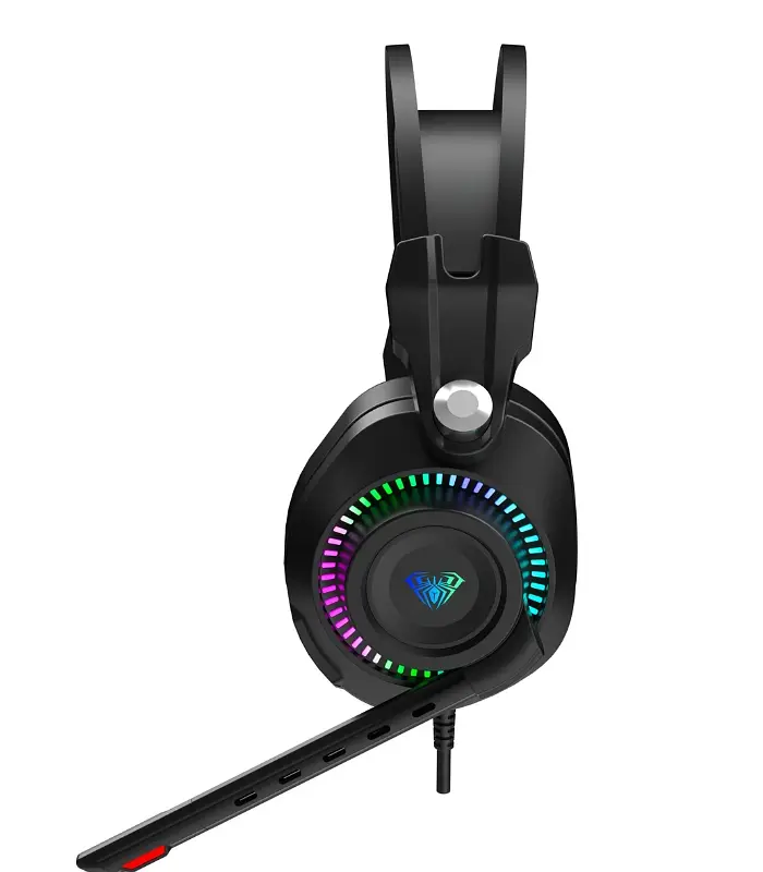 Dominate your games with the precision and comfort of the Aula F605 Wired Gaming Headset—where performance meets style.