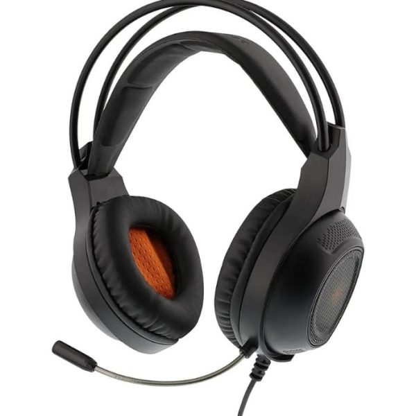 DELTACO DH210 Gaming Headset with Microphone for Windows, Mac, PS,XBOX