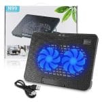 Speed-X N99 2 Fan Cooling PAD With Two USB and Light