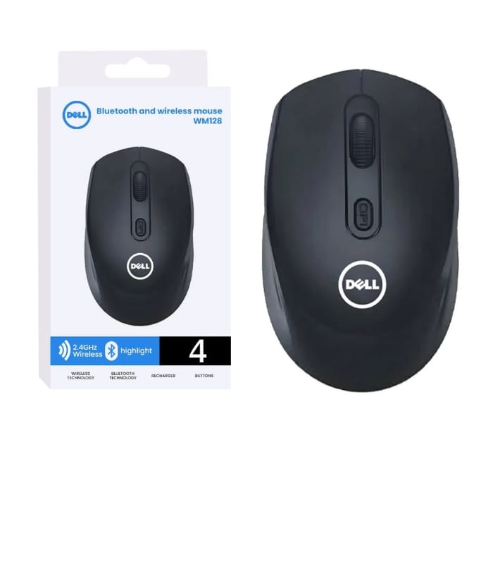 Dell WM128 Bluetooth and Wireless 2.4Ghz Rechargeable Mouse