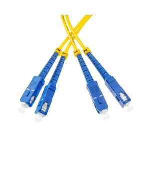 Fiber Patch Cord SC/UPC SM Duplex Dual Core Optical Jumper Cable – 3
