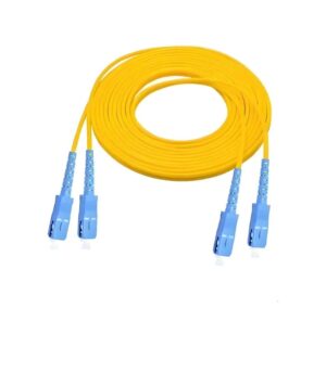 Fiber Patch Cord SC/UPC SM Duplex Dual Core Optical Jumper Cable – 5