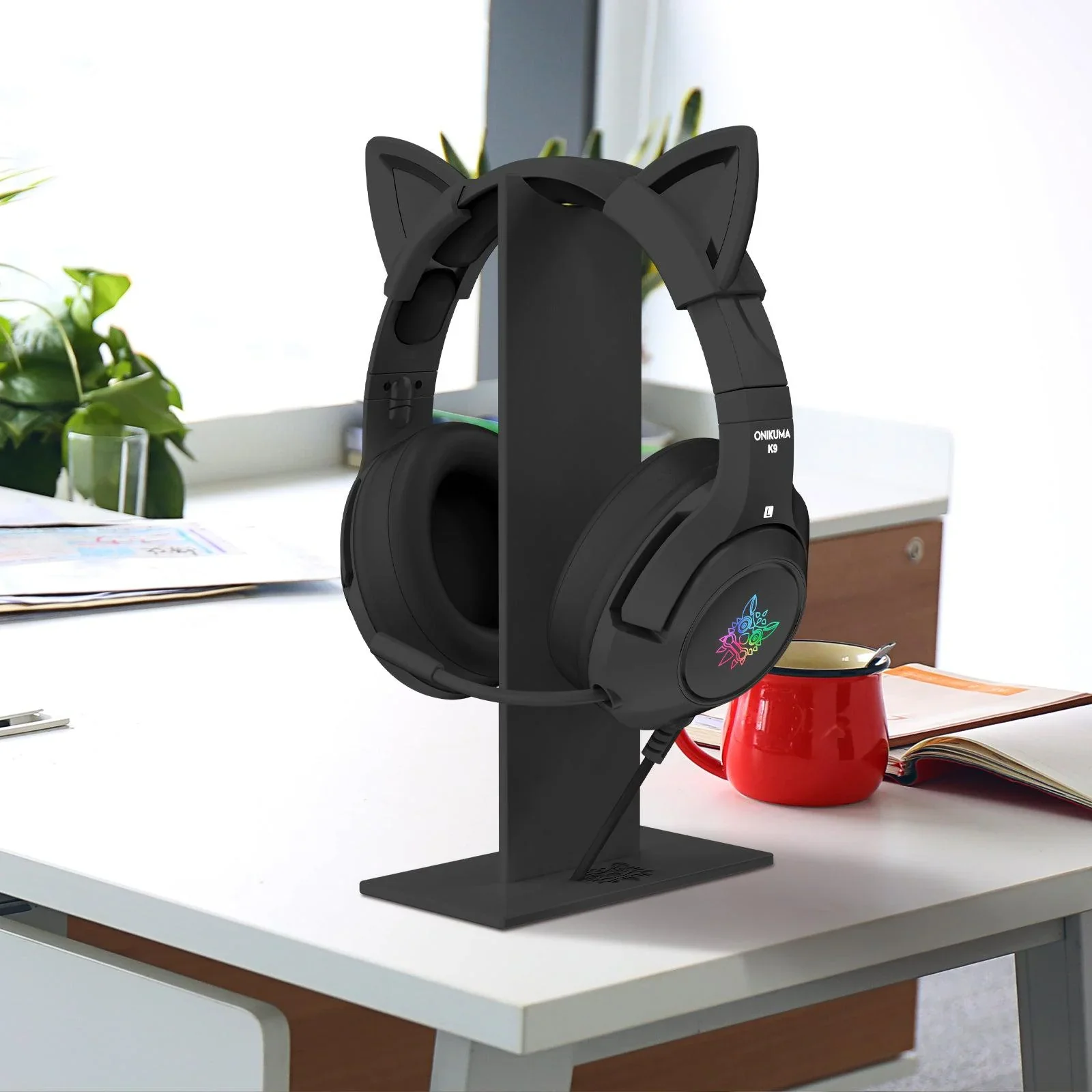 Onikuma ST-1 Stable Anti-Slip Headphone Stand (Black)