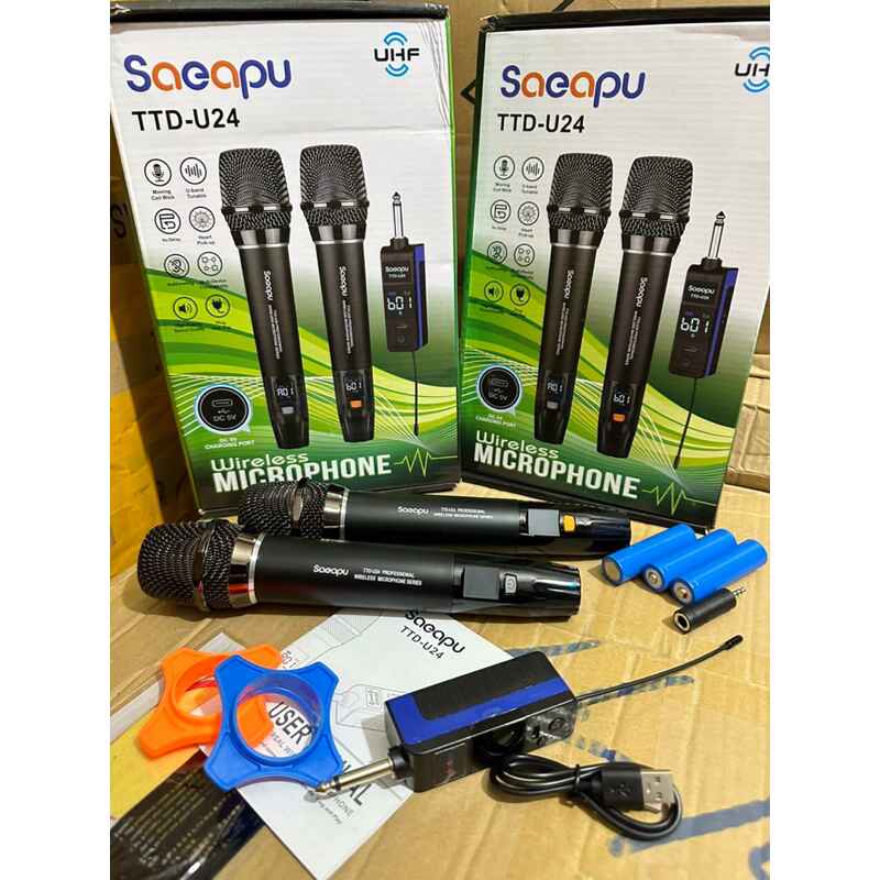 Wireless Lavalier Dual Microphone TTDU24