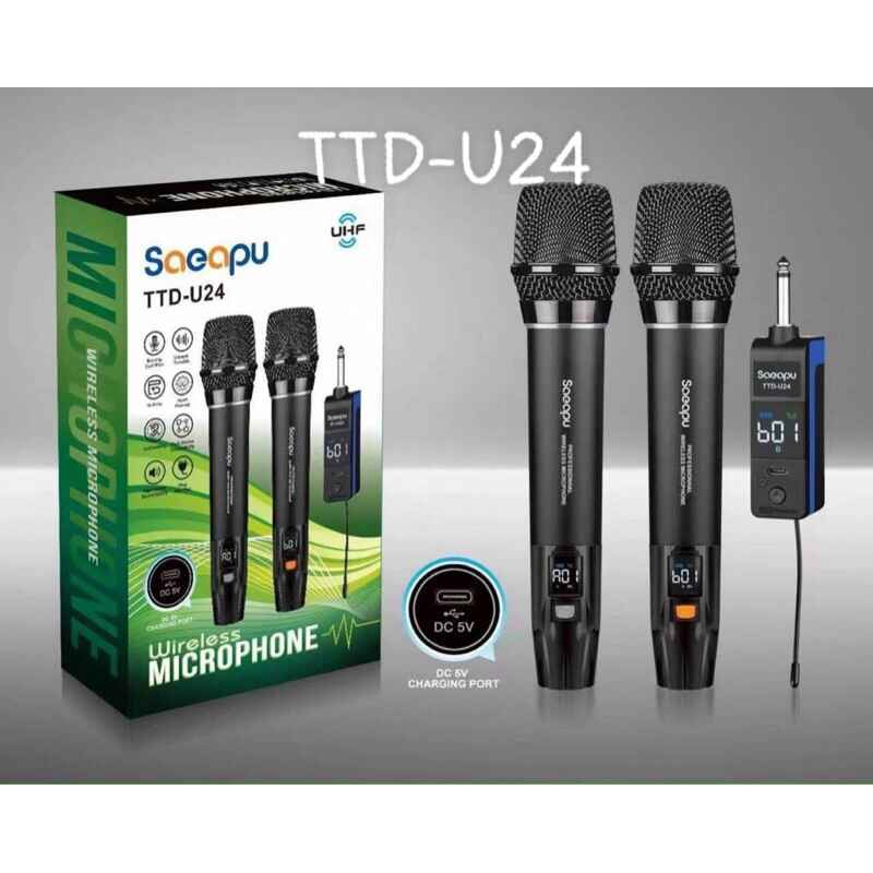 Wireless Lavalier Dual Microphone TTDU24