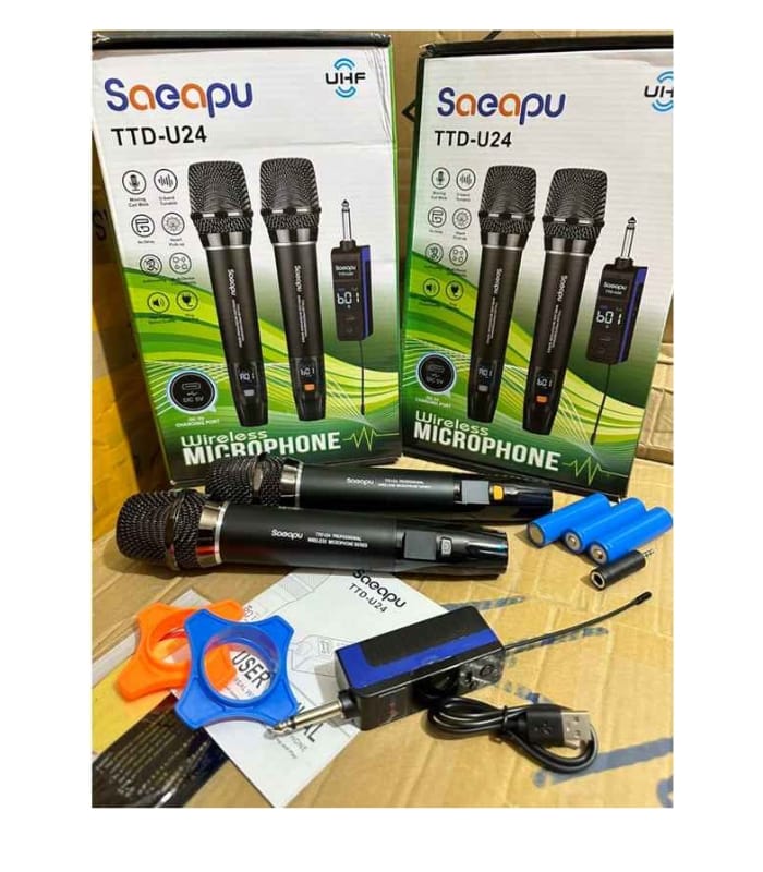 Wireless Lavalier Dual Microphone TTDU24