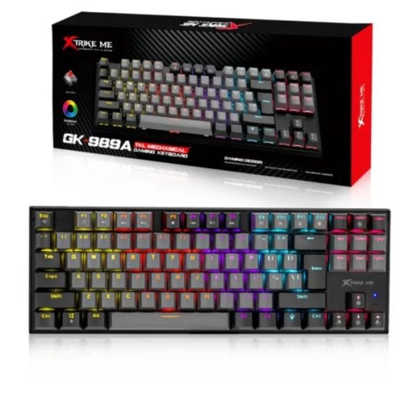 Xtrike-Me GK-989A Wired Keyboard TKL Mechanical Gaming Keyboard