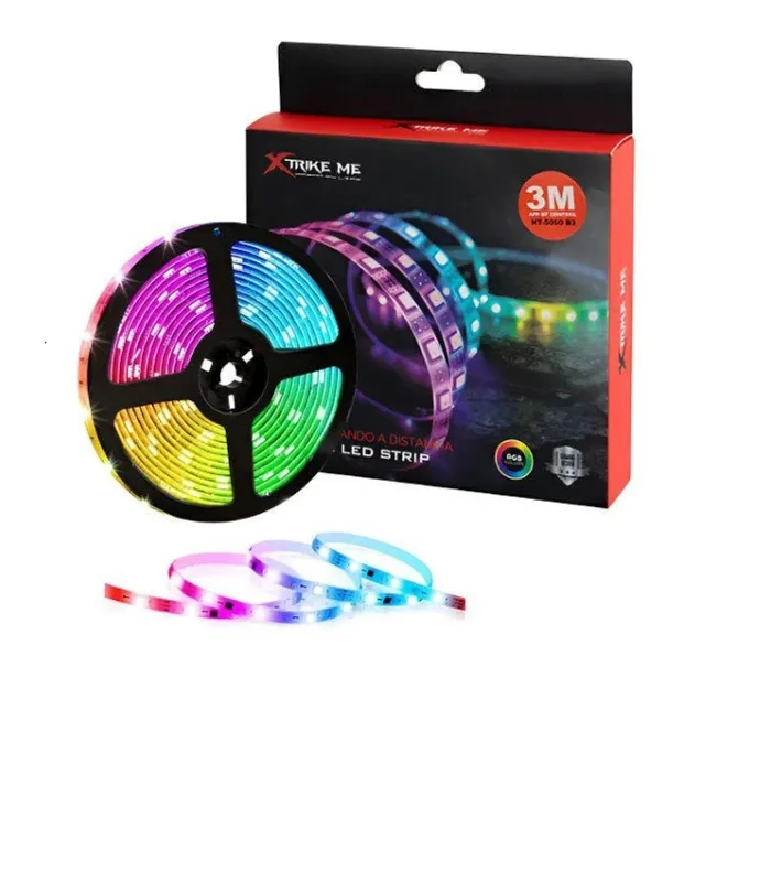 Xtrike-Me HT-5050-B3 Bluetooth V4.2 RGB LED Strip with App Control